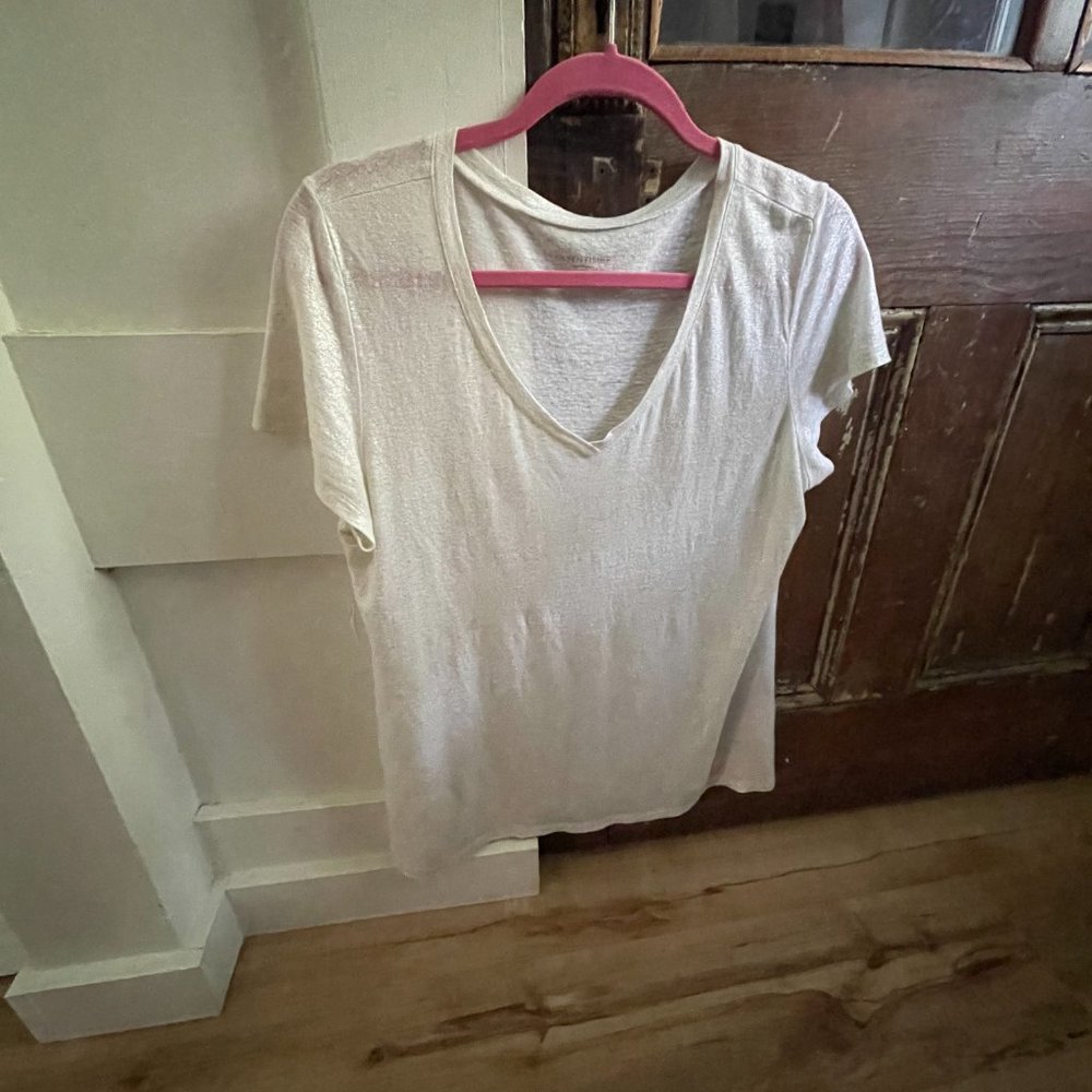 Vintage Eileen Fisher V Neck Sparkle Tee